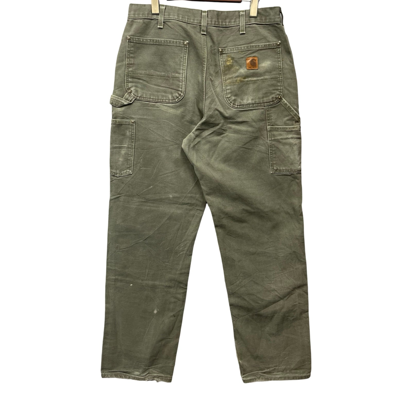 Carhartt Double Knee Denim Painter Pants Size 33×34