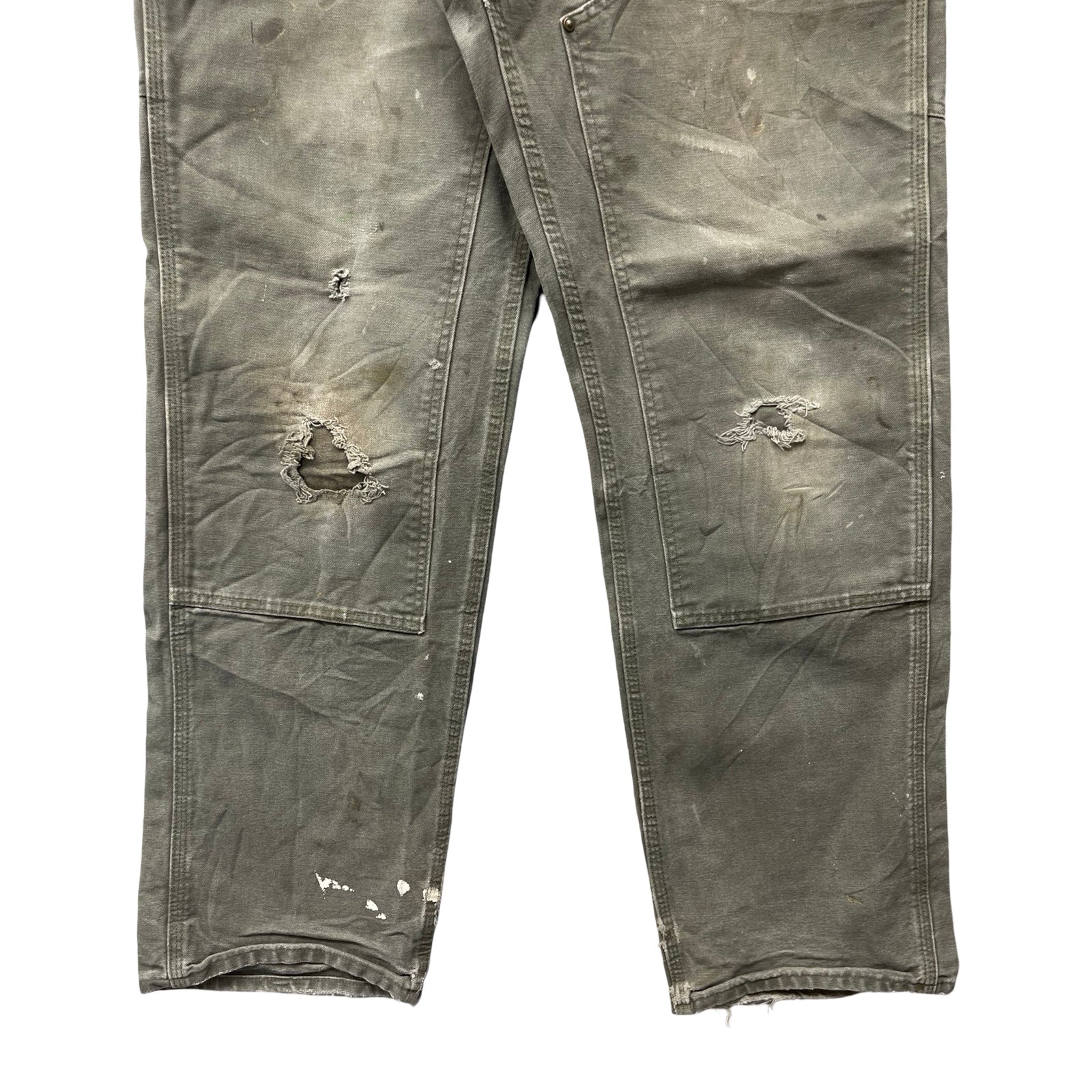 Carhartt Double Knee Denim Painter Pants Size 33×34