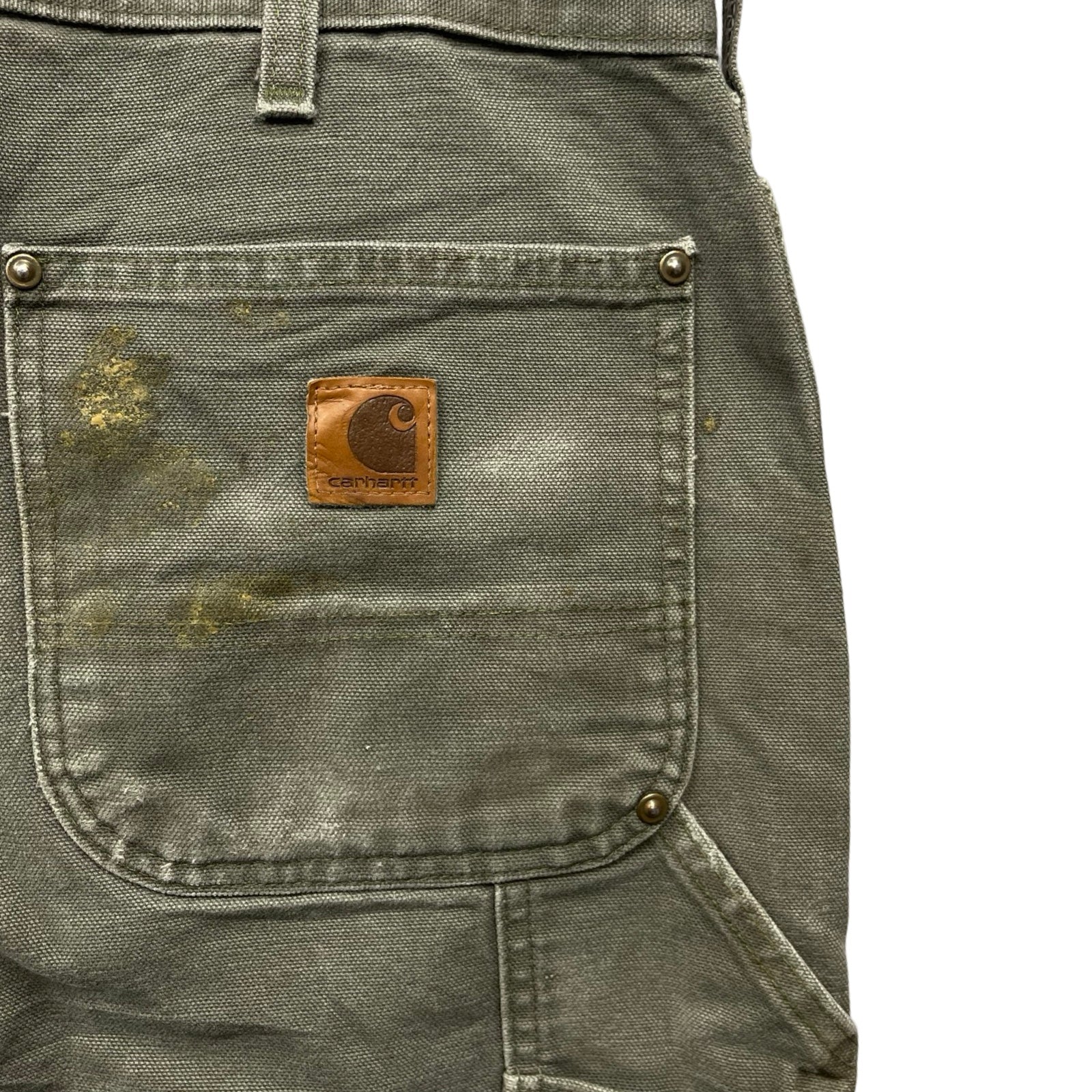 Carhartt Double Knee Denim Painter Pants Size 33×34