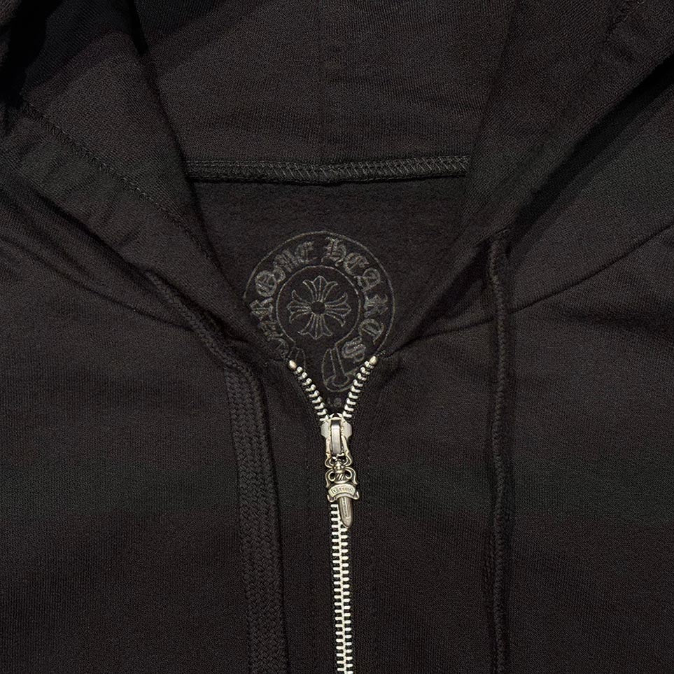CHROME HEARTS Vertical Logo Zip Up Hoodie Size XL クロムハーツ ヴァーティカルロゴ ジップアップフーディー サイズXL
