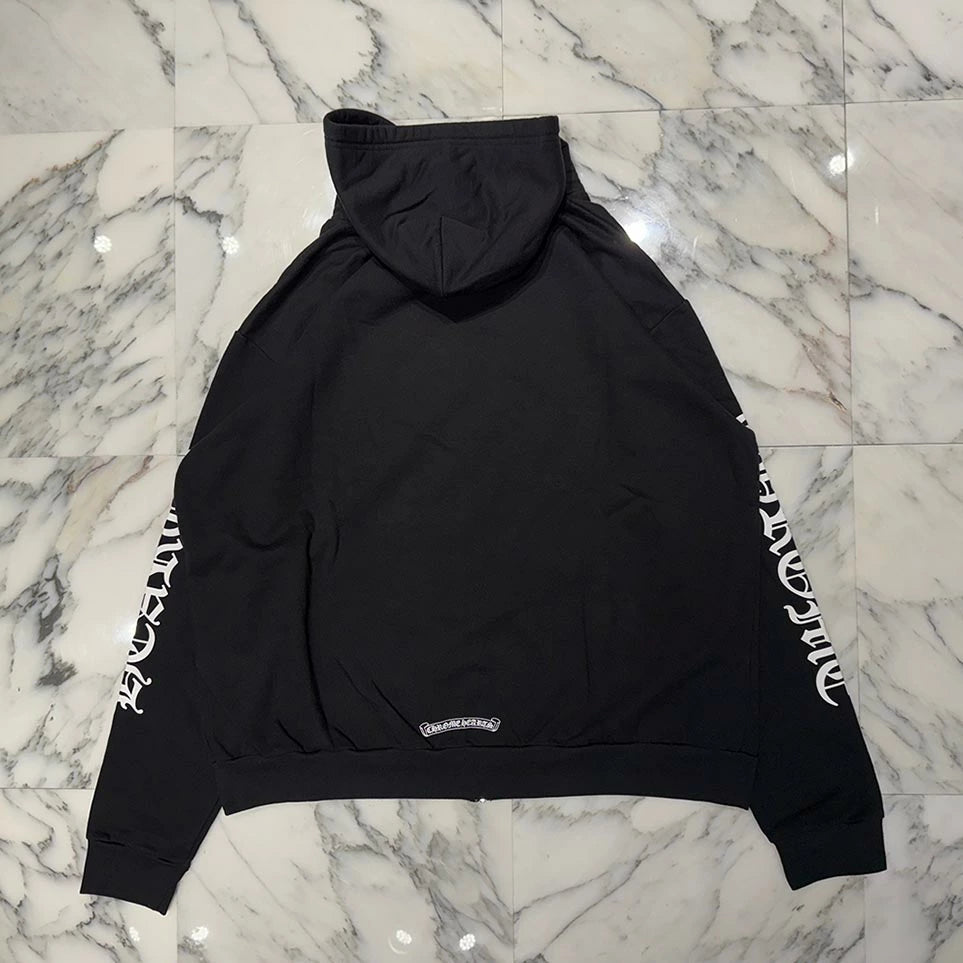 CHROME HEARTS Vertical Logo Zip Up Hoodie Size XL クロムハーツ ヴァーティカルロゴ ジップアップフーディー サイズXL