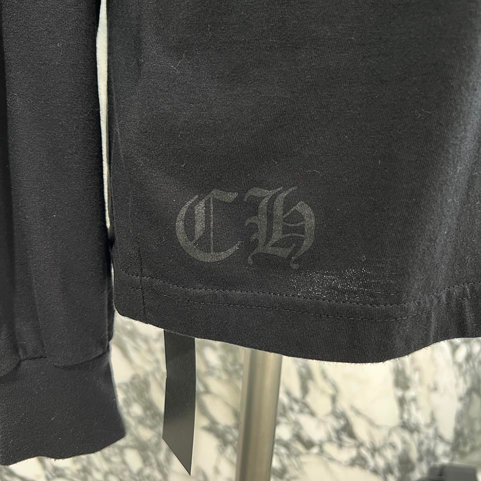 CHROME HEARTS Neck Logo Long Sleeve Tee Size M クロムハーツ ネックロゴ ロングスリーブ Tシャツ サイズM