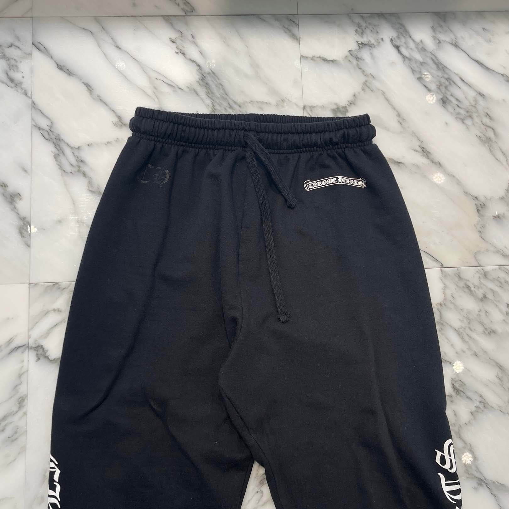 CHROME HEARTS Scroll Label Side Logo Sweat Long Pants Size L クロムハーツ スクロールラベル サイドロゴ スウェットロングパンツ サイズL