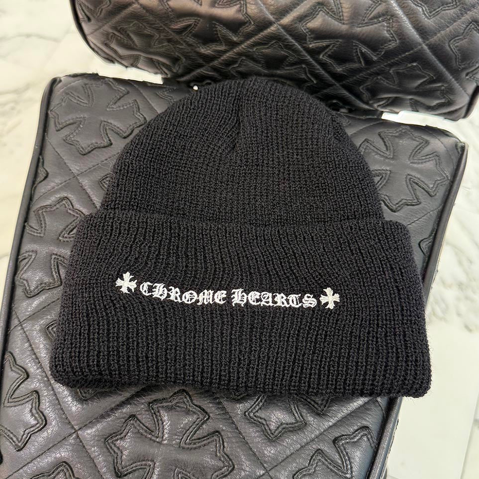 CHROME HEARTS CH Plus WOOL WATCH CAP Size ONE SIZE (23cm) クロムハーツ CHプラス ウール ウォッチキャップ ビーニー サイズONE SIZE (23cm)