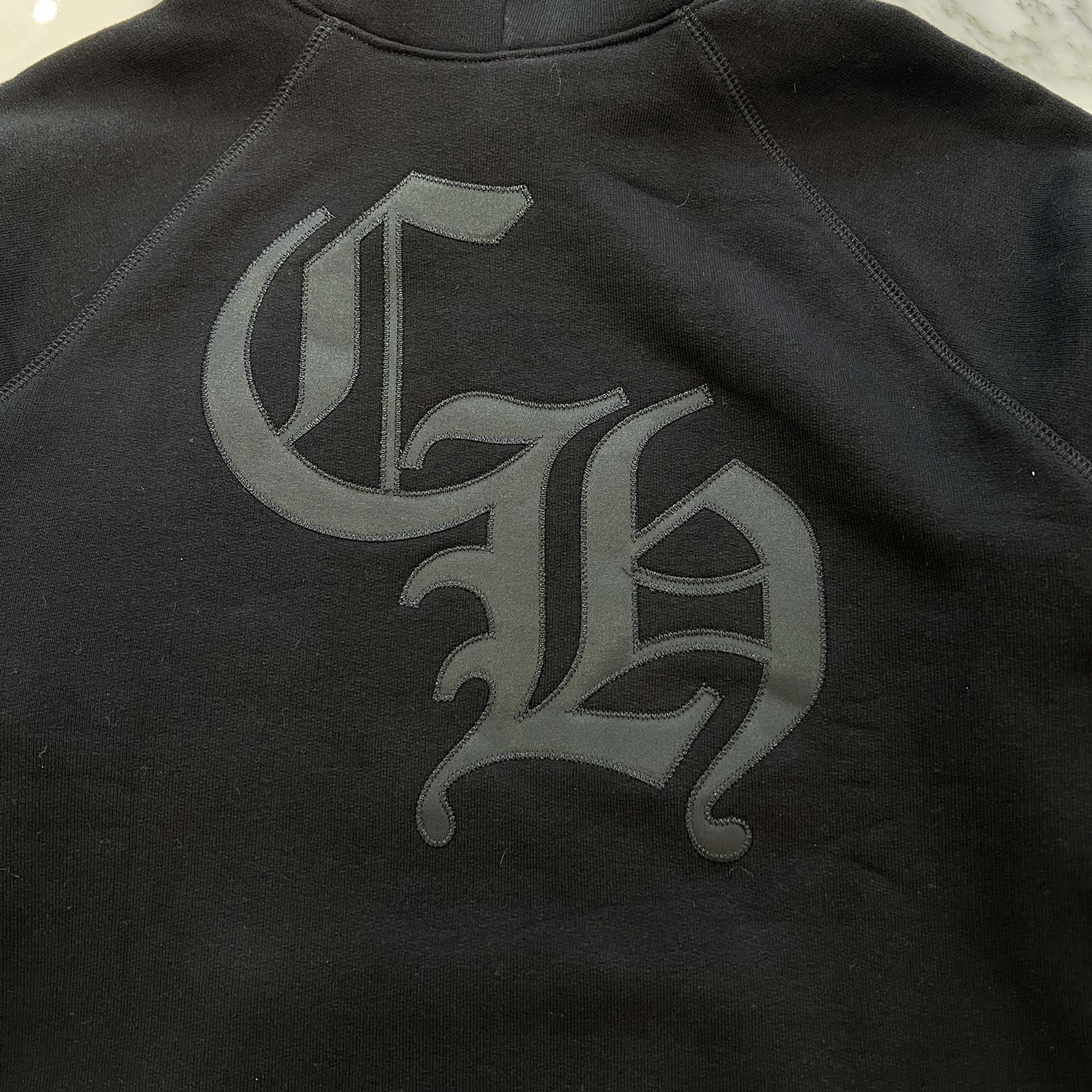 CHROME HEARTS 2025SS Y NOT Cemetery Cross Applique Embroidery Pullover Hoodie Size M クロムハーツ ワイノット セメタリークロス アップリケ刺繡 プルオーバーフーディ サイズM