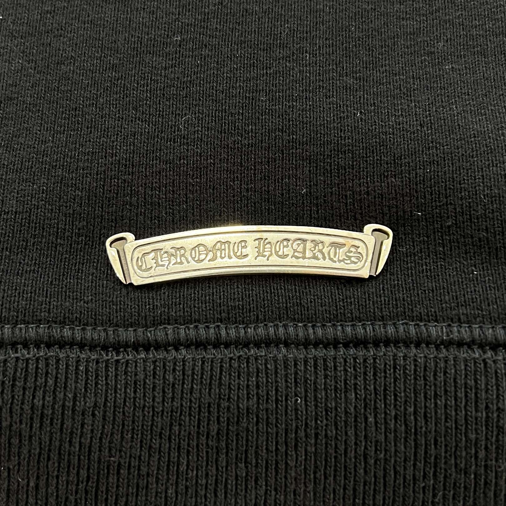 CHROME HEARTS 2025SS Y NOT Cemetery Cross Applique Embroidery Pullover Hoodie Size M クロムハーツ ワイノット セメタリークロス アップリケ刺繡 プルオーバーフーディ サイズM
