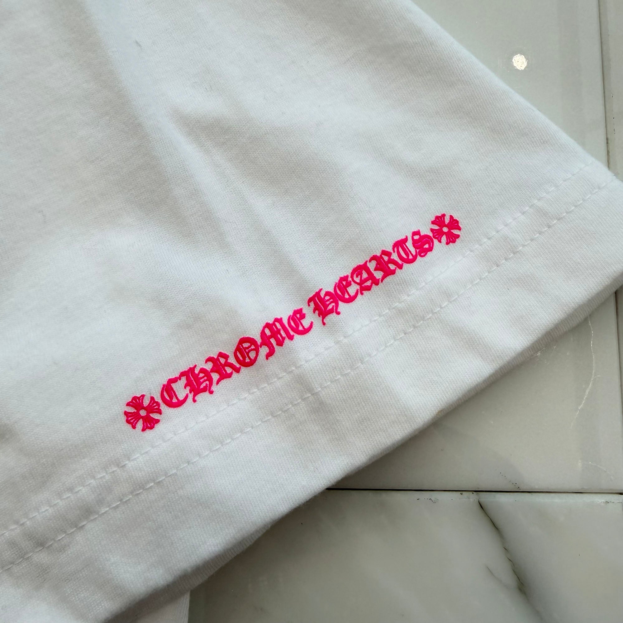 CHROME HEARTS 2025AW Pink Horseshoe Tee Size M クロムハーツ ピンク ホースシュー Tシャツ サイズM