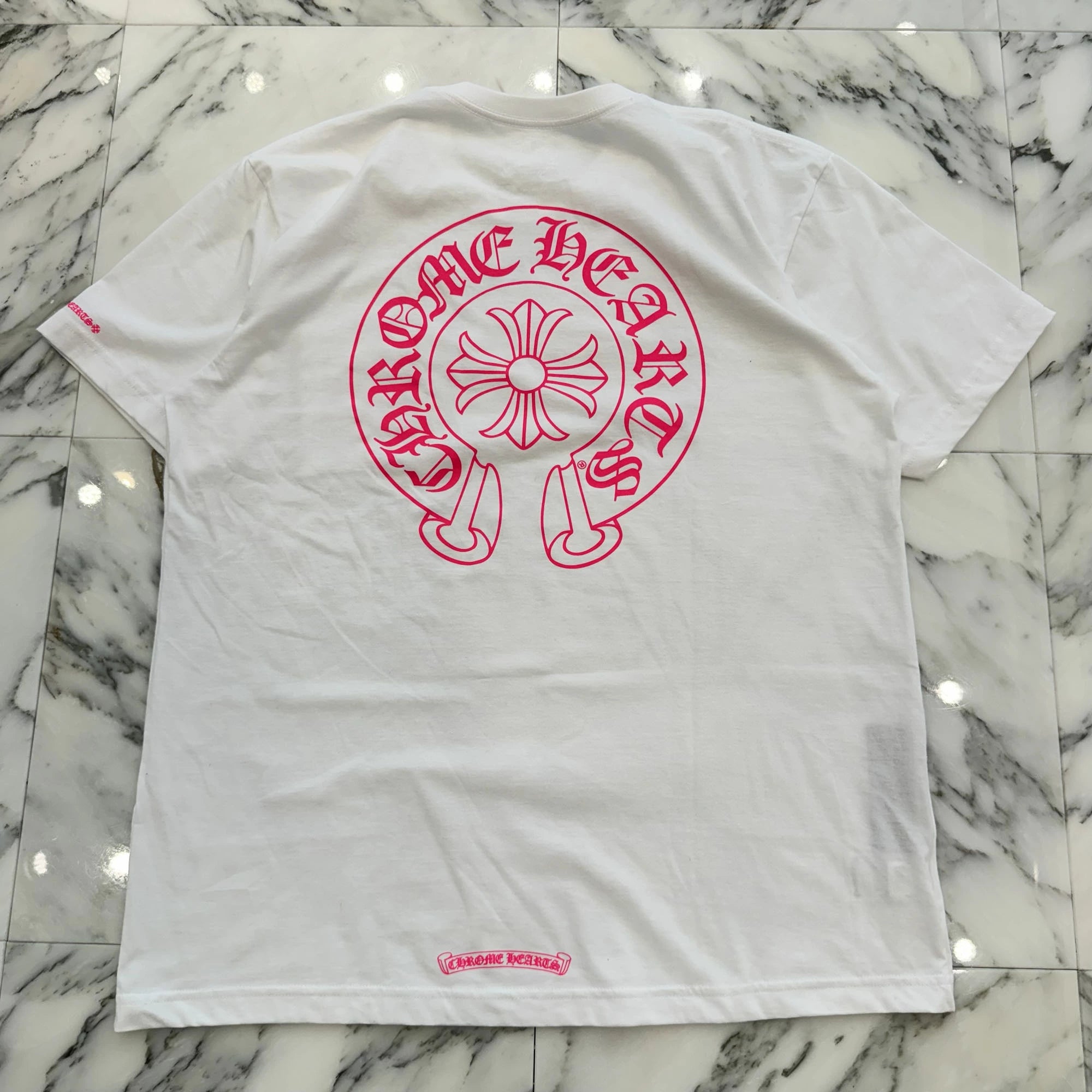 CHROME HEARTS 2025AW Pink Horseshoe Tee Size M クロムハーツ ピンク ホースシュー Tシャツ サイズM