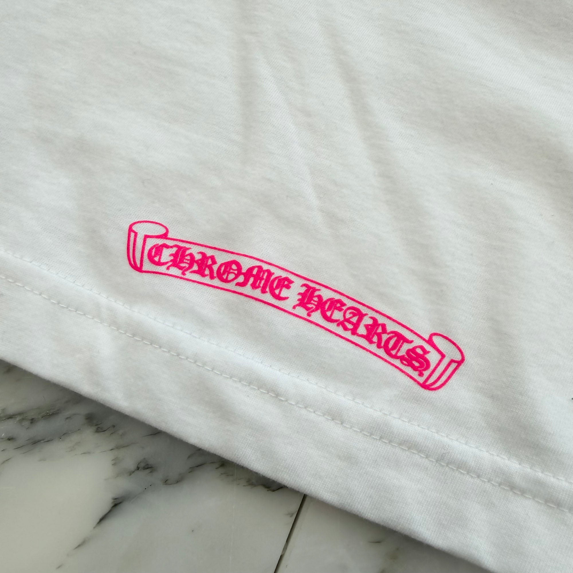 CHROME HEARTS 2025AW Pink Horseshoe Tee Size M クロムハーツ ピンク ホースシュー Tシャツ サイズM