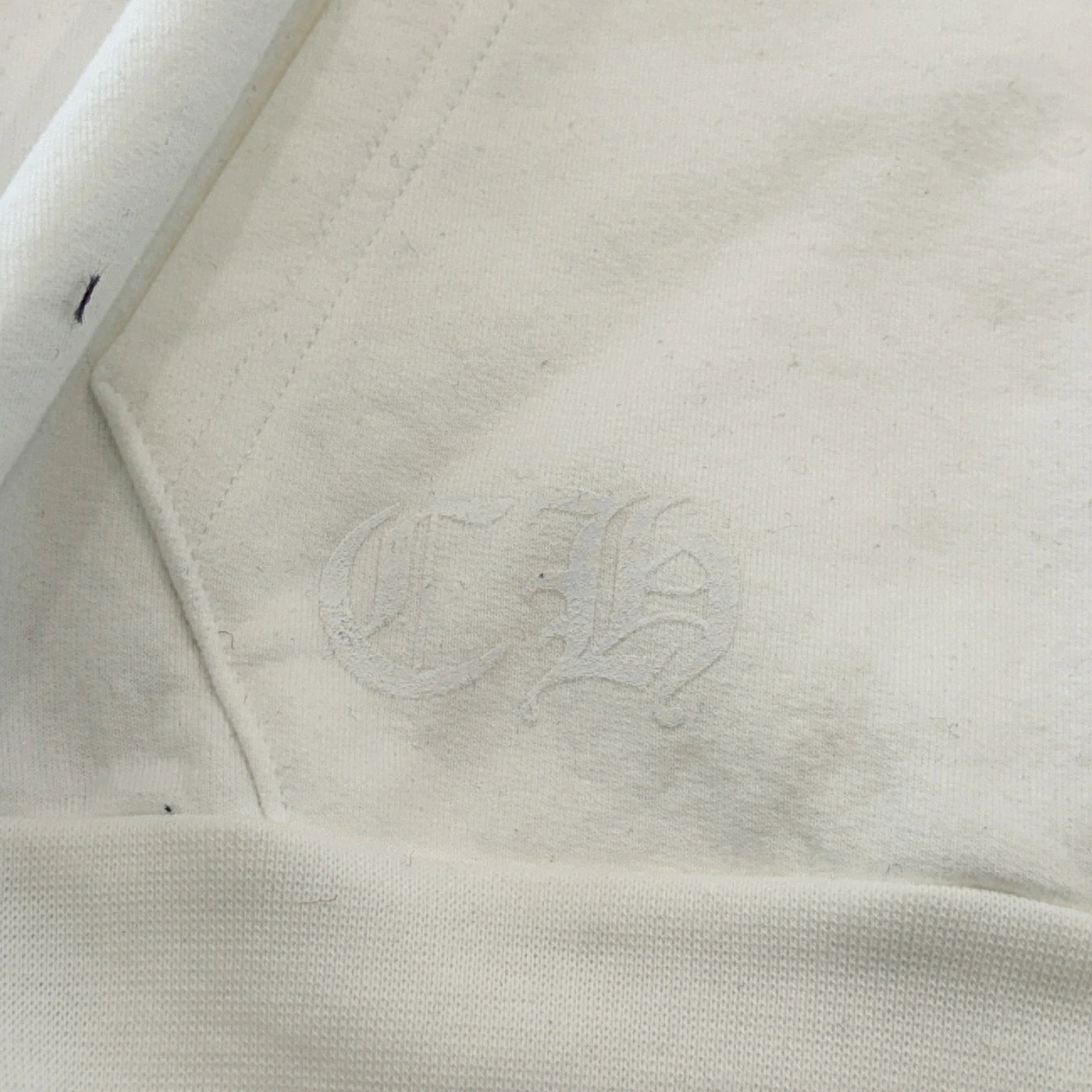 CHROME HEARTS Vertical Logo Pullover Hoodie Size L クロムハーツ ヴァーティカルロゴ プルオーバーフーディー サイズL