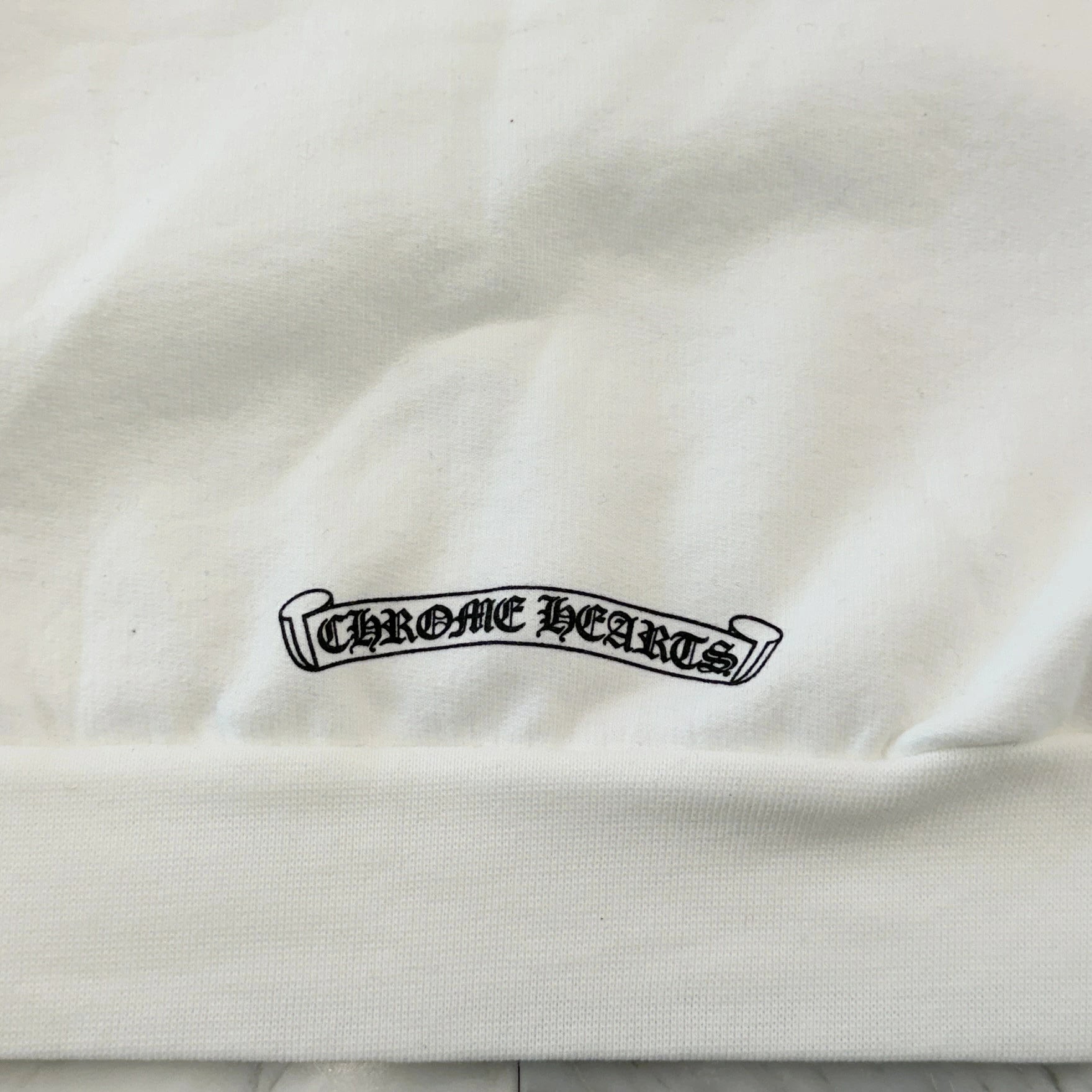 CHROME HEARTS Vertical Logo Pullover Hoodie Size L クロムハーツ ヴァーティカルロゴ プルオーバーフーディー サイズL