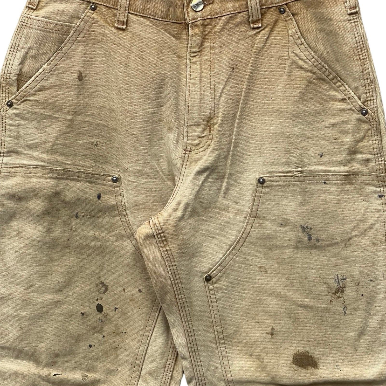 Carhartt Double Knee Denim Painter Pants Size 32×32
