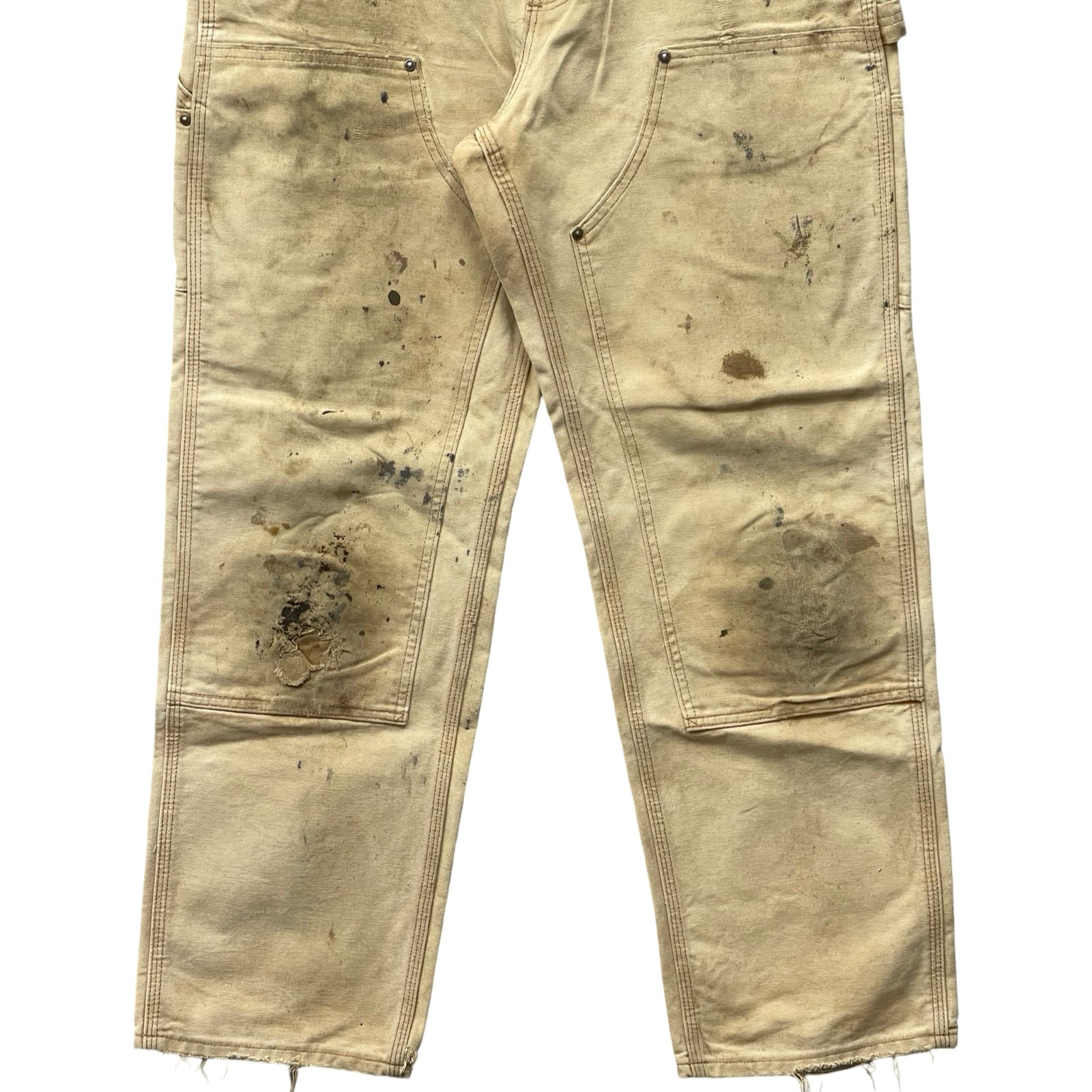 Carhartt Double Knee Denim Painter Pants Size 32×32