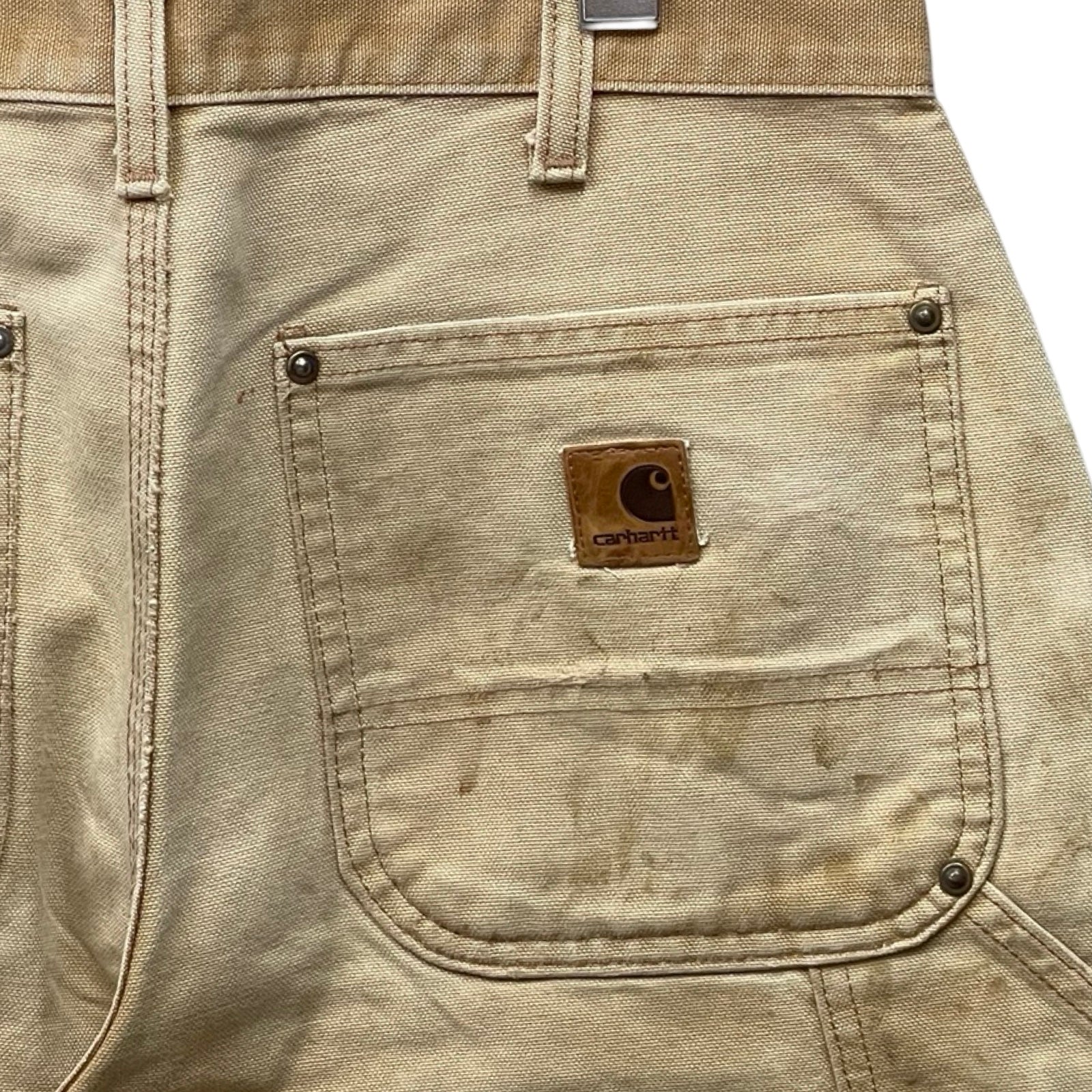 Carhartt Double Knee Denim Painter Pants Size 32×32