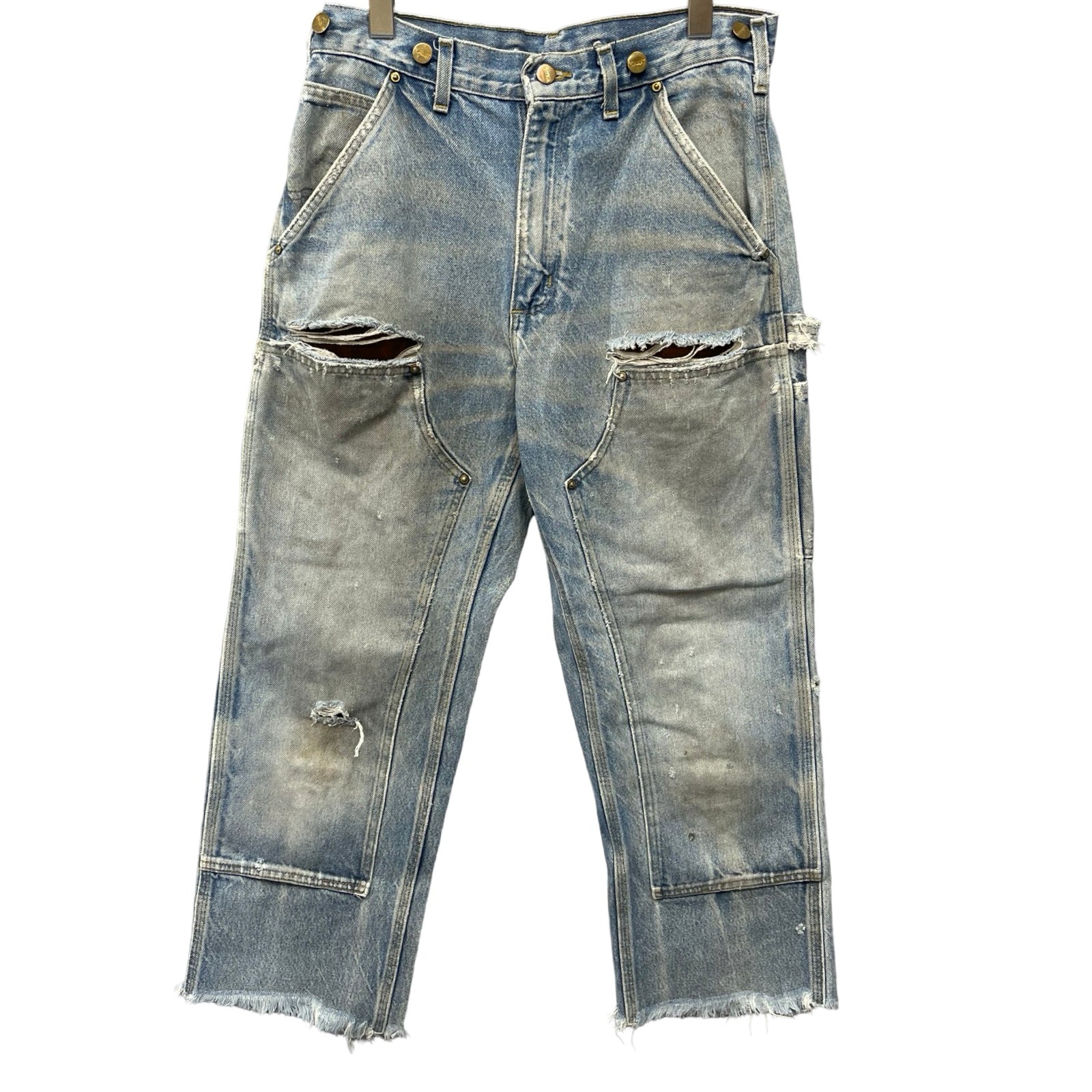 Carhartt Double Knee Denim Painter Pants Size 30×32
