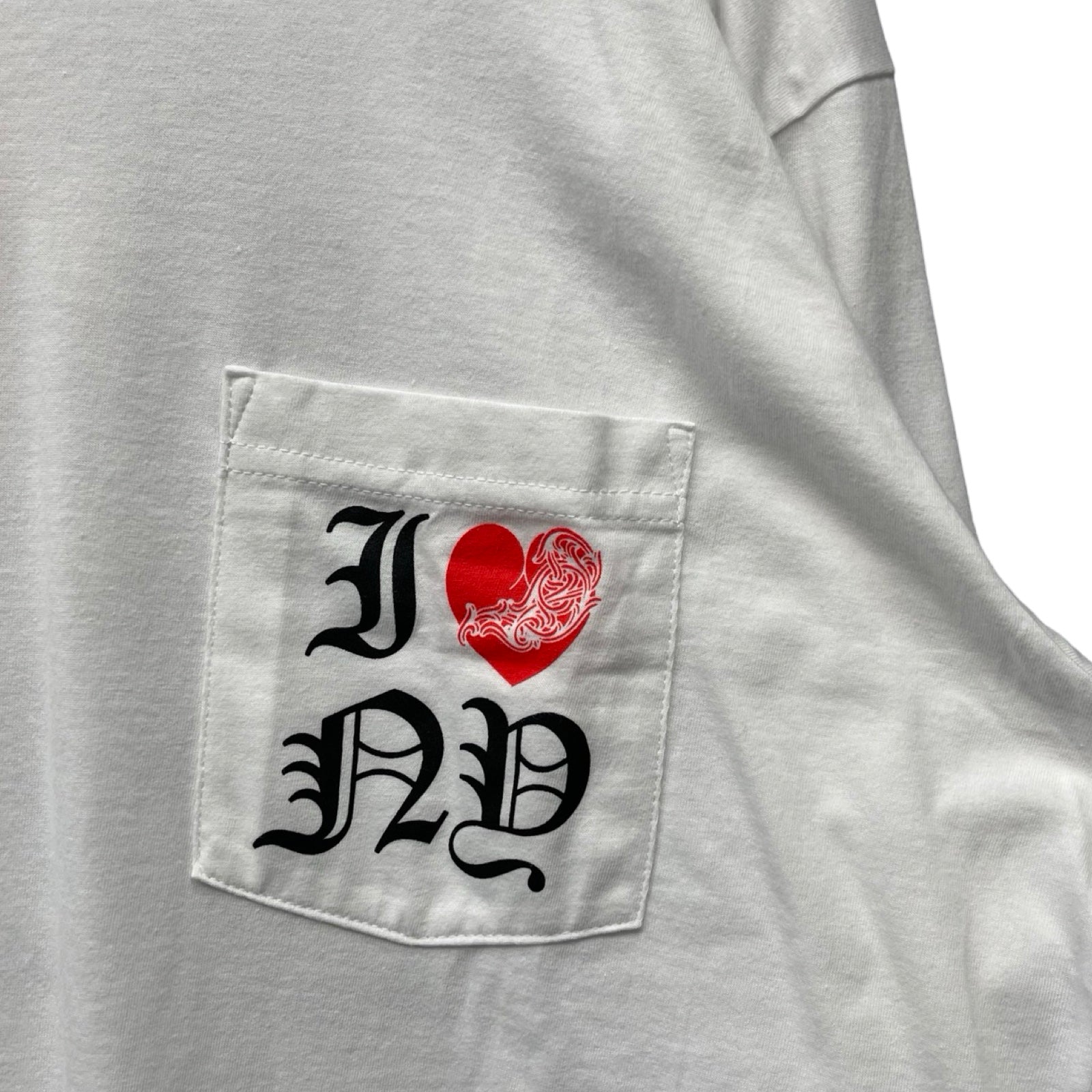 CHROME HEARTS I Love NY Long Sleeve Tee Size L