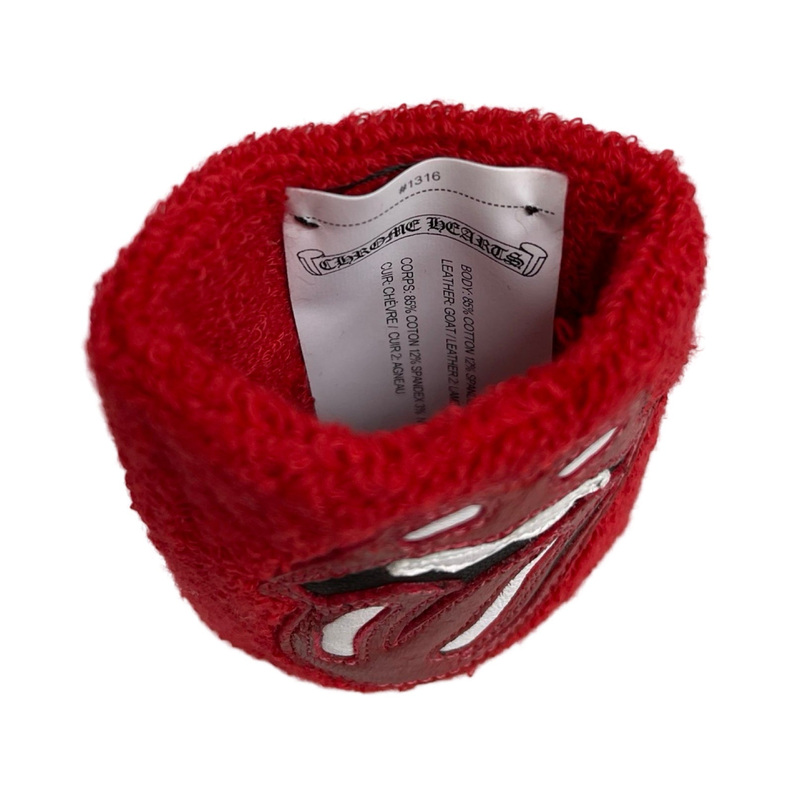 CHROME HEARTS The Rolling Stones Chomper Wrist Band