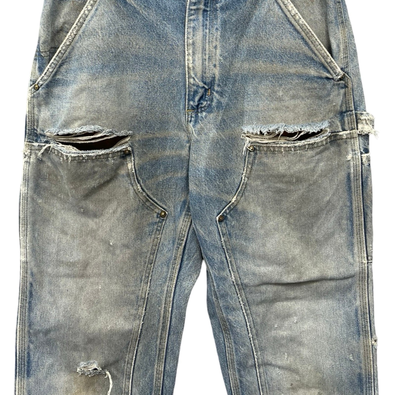 Carhartt Double Knee Denim Painter Pants Size 30×32