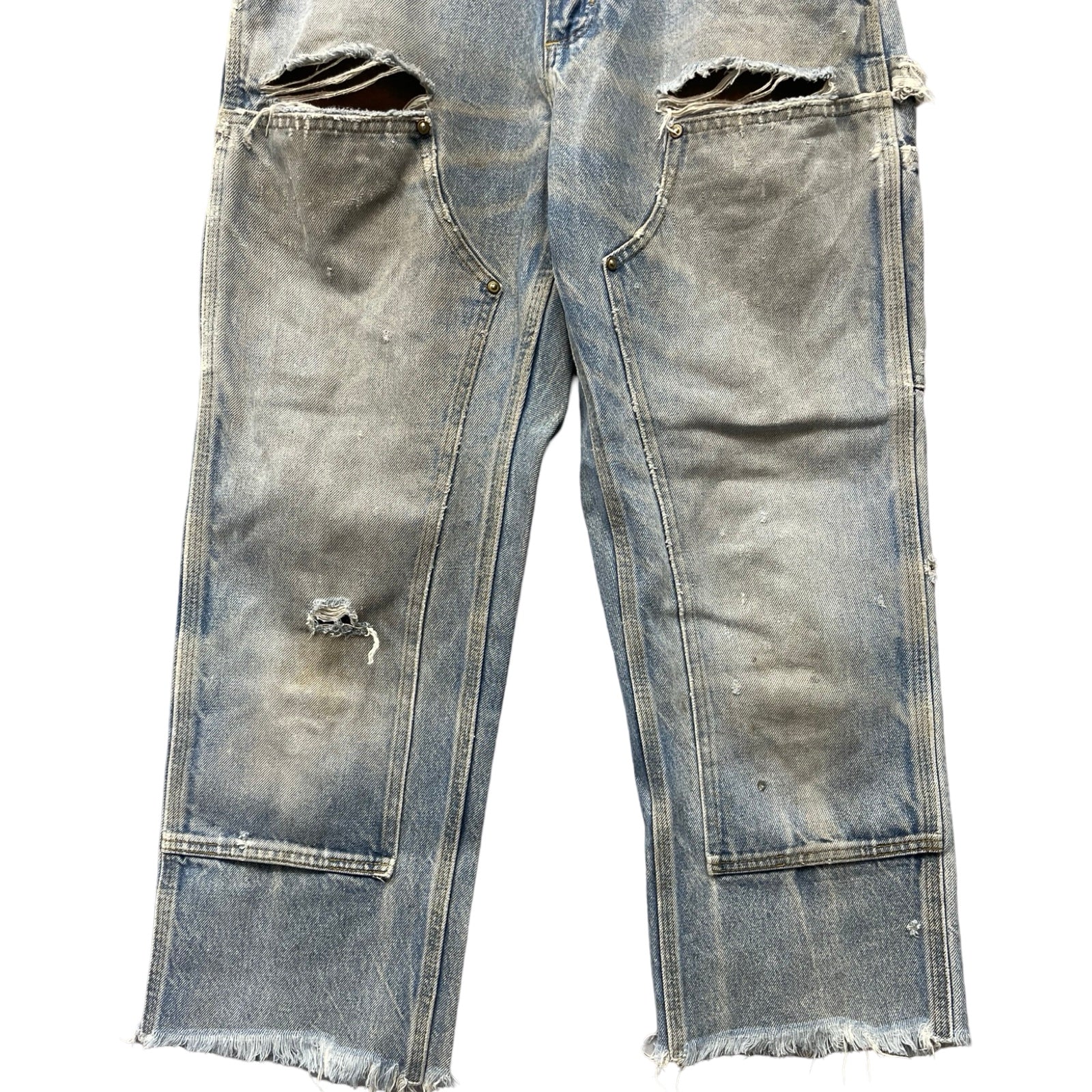 Carhartt Double Knee Denim Painter Pants Size 30×32