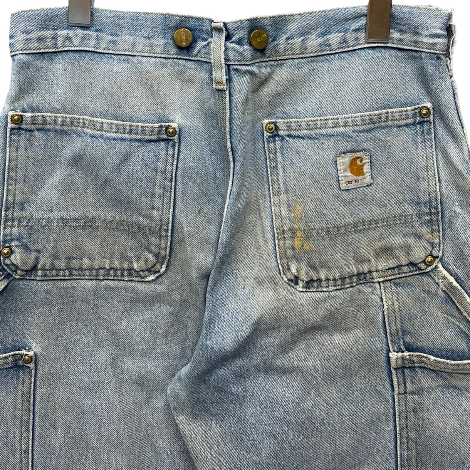 Carhartt Double Knee Denim Painter Pants Size 30×32