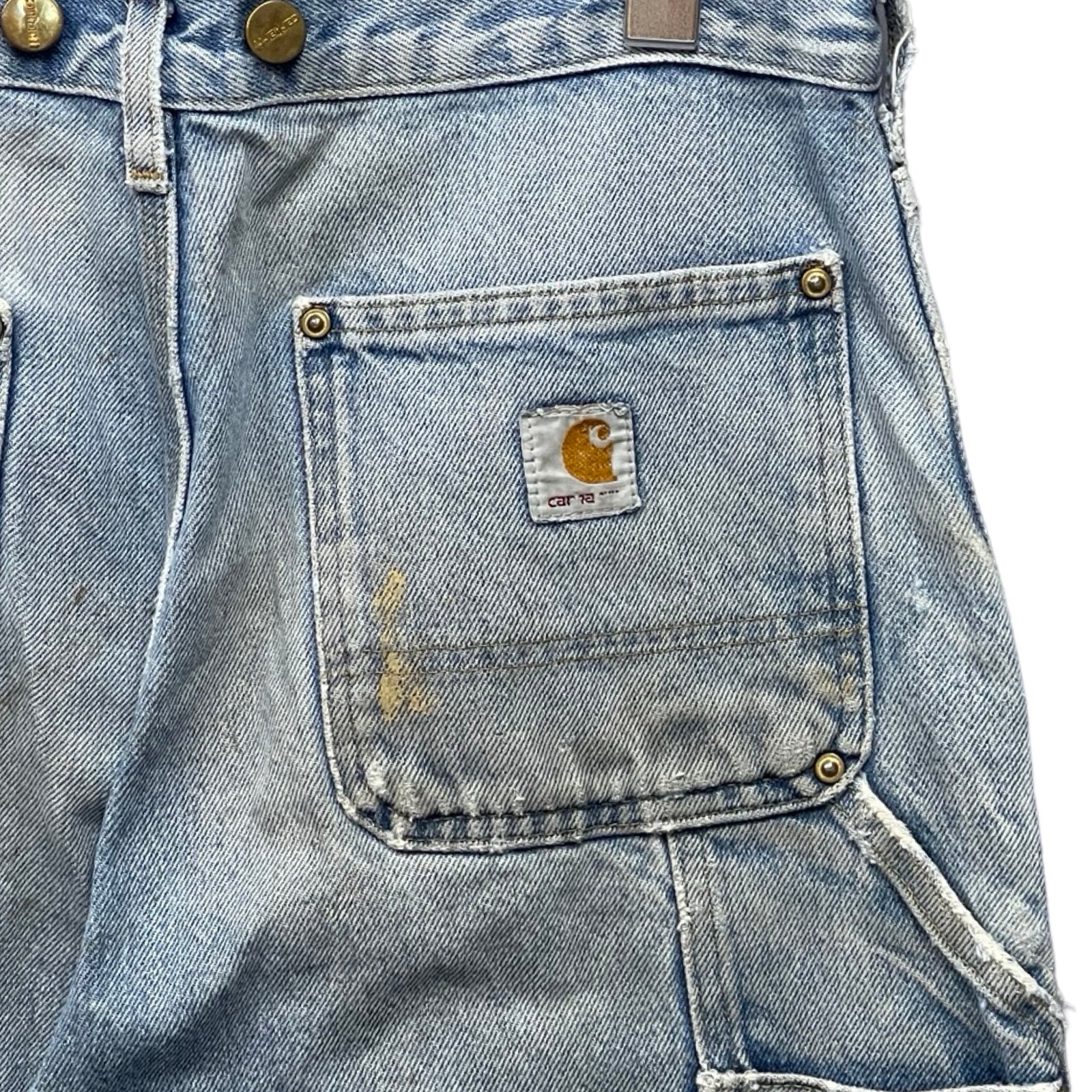 Carhartt Double Knee Denim Painter Pants Size 30×32