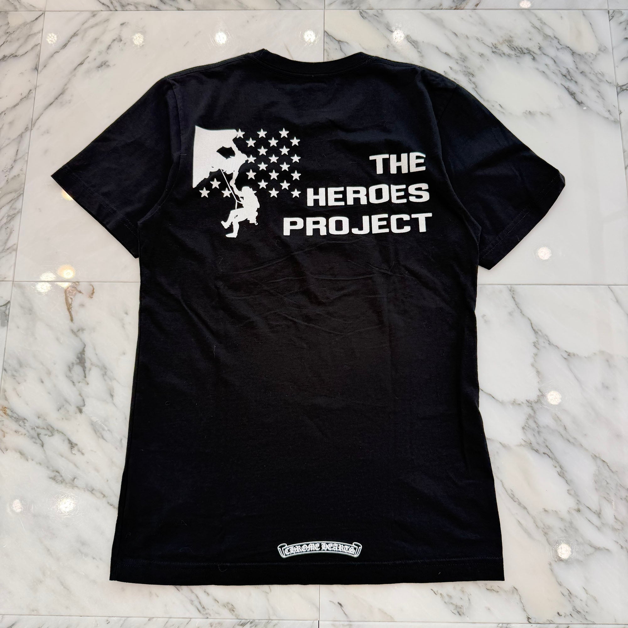 CHROME HEARTS×THE HEROES PROJECT Horseshoe Tee Size S クロムハーツ×ザ・ヒーローズ・プロジェクト ホースシュー Tシャツ サイズ S
